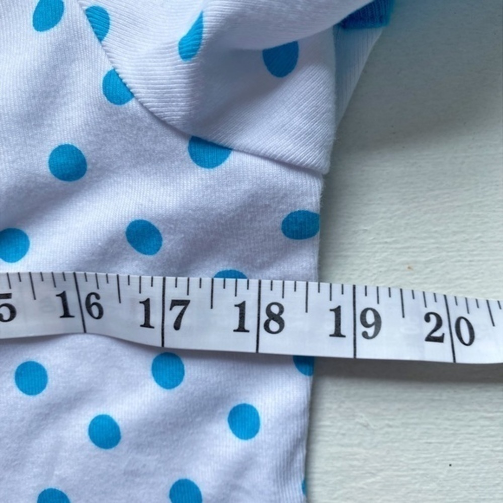 Onque Casuals White with Blue Polka Dot Cotton Short Sleeve Shirt - Picture 7 of 8